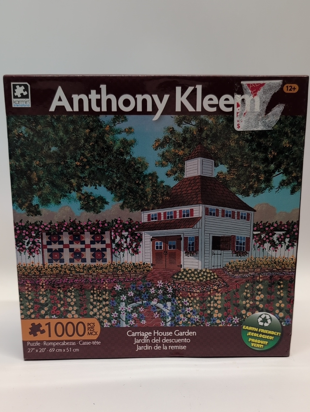 1000-Piece Carriage House Garden Puzzle - Brown
